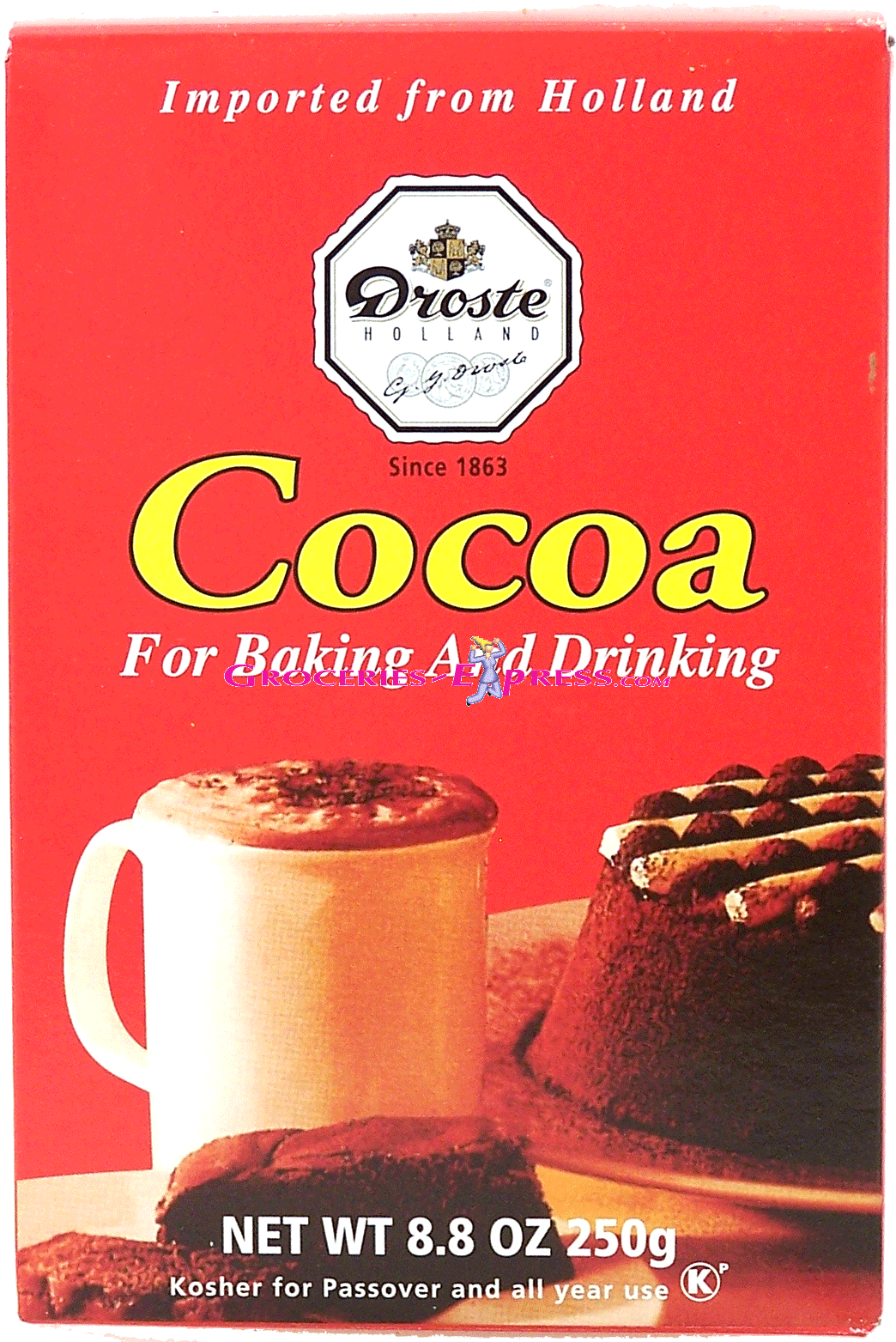 Droste&nbsp;&nbsp;cocoa for drinking and baking, 50 servings Full-Size Picture